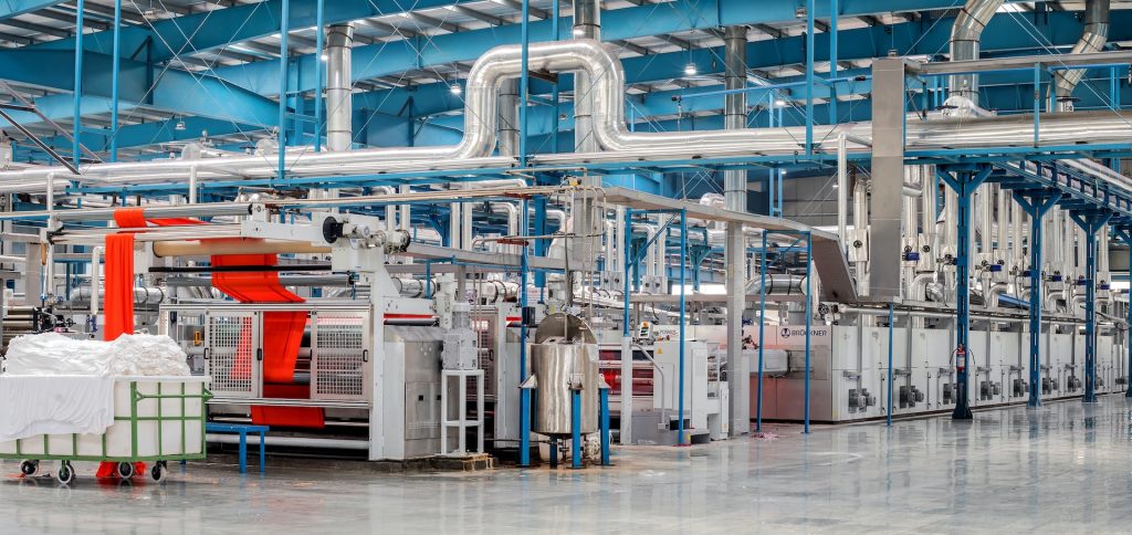 A factory with lots of machinery
