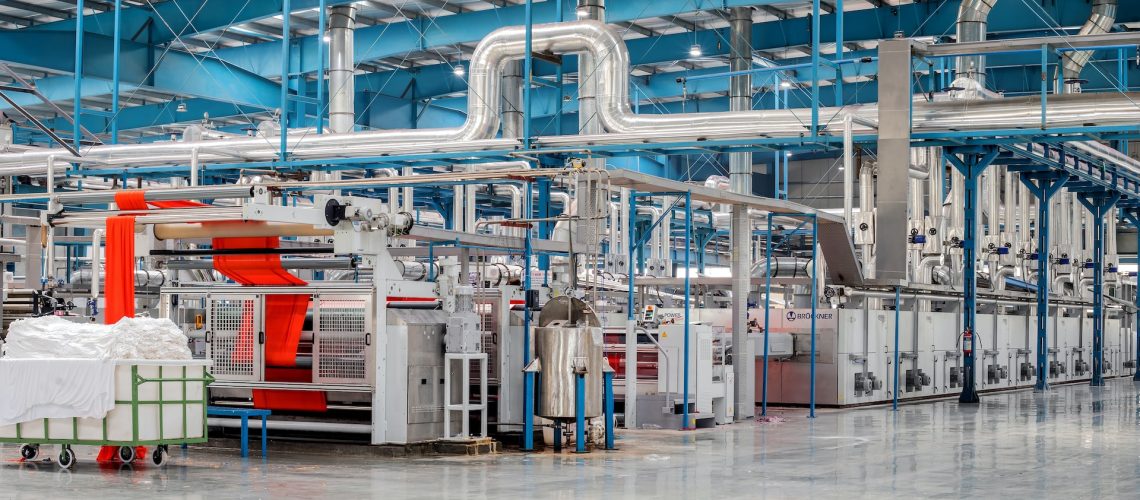 A factory with lots of machinery
